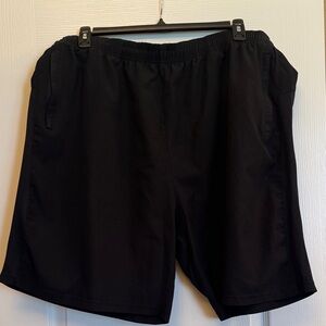 Men's Black Casual Shorts / Swim Trunks, Size 3X